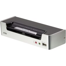Переключатель, электрон., KVM+Audio+USB 2.0,  1 user USB+HDMI =>  2 cpu USB+HDMI, соШнур. USB 2х1.8м., настол., исп.стандарт, без OSD, некаскад../ CUBIQ 2 PORT HDMI KVMP SWITCH W/1.8M