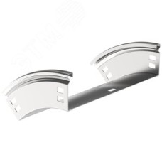 Поворот плавный 45 градусов тип В20 ESCA 50х200 мм