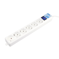 Фильтр-удлинитель Power Cube PRO, 5,0 м 6 розеток, LC контур, 16А/3,5кВт