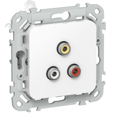 FLITE Розетка RCA РАрса-ФлБ белый IEK