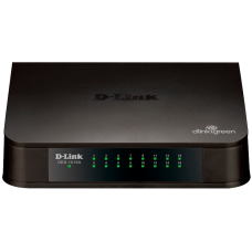 Коммутатор/ DES-1016A Unmanaged Switch 16x100Base-TX, plastic case