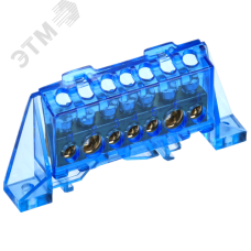 TEKFOR Шина N ноль в комбинированном DIN-изоляторе Стойка 8х12-7-С IEK