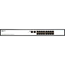 Коммутатор/ Unmanaged Switch 16x100Base-TX PoE, 2x1000Base-T, PoE Budget 190W, Long-range PoE up to 250m, 19" w/brackets
