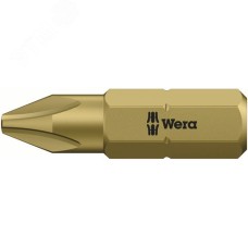 Бита 851/1 A PH сверхтвердая заостренные грани наконечника хвостовик 1/4 C 6.3 PH 2X25 мм