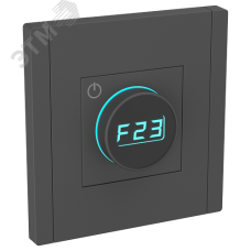 FORTE&PIANO Термостат электронный с индикацией FP152 черный IEK