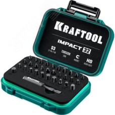 Набор ударных торсионных бит с магнитным адаптером Impact 32