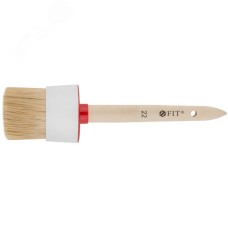 Кисть круглая, натуральная светлая щетина №22 (70 мм)