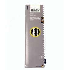 Пилка для лобзика HGS 54 х5шт/уп ультра длинное, для дерева до 120мм (быстрый рез)