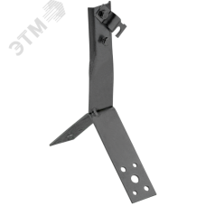 Держатель проводника круглого 6-10 мм винтовой для конька h 80 мм оцинкованная сталь TD