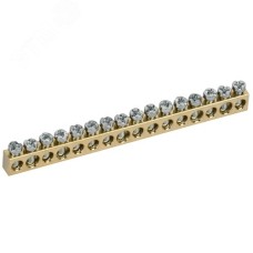 TEKFOR Шина нулевая сечение 6х9 16 отв. IEK