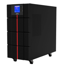 ИБП Powercom MAC-10K, двойного преобразования, 10KВА, 10KВт, LCD, Tower, 8 розеток IEC320 C13 с резервным питанием, 2 розетки C19, клеммная колодка, USB, RS-232, слот под SNMP карту, EPO, защита RJ45, ШхГхВ 257х590х570мм., вес 88.4кг./ UPS Powercom MAC-10