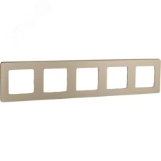 Рамка 5-местная шампань INSPIRIA