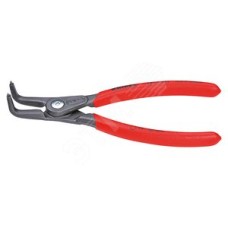 Щипцы прецизионные для внешних стопорных колец губки под углом 90° посадочный размер 85 - 140 мм диаметр наконечников 32 мм L-305 мм Cr-V чёрные обливные рукоятки