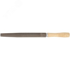 Напильник, деревянная ручка, полукруглый 200 мм