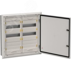 TITAN 5 Корпус металлический ЩРв-72 (2х36) 630х625х130мм IP31 серый (одна дверь)