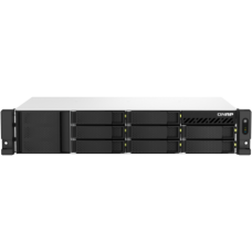 Сетевое хранилище без дисков/ SMB QNAP TS-864eU-RP-8G NAS, 8-tray 3,5"/2,5" w/o HDD, 4-core Intel Celeron N5095 2.0-2.9 GHz, 8GB DDR4 max, 2x2.5GbE LAN, 2U Rackmount, 2x300W PSU.  W/o rail kit RAIL-B02