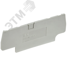 Заглушка для CP-MC 4 вывода 1,5мм2 серая IEK