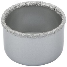 Коронка кольцевая по кафелю карбидная, глубина пропила 25 мм, 43 мм