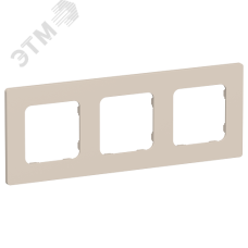 FLITE CLASSIC Рамка 3-местная РУ-3-К-ФлЛ льняной IEK