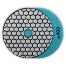 Круг алмазные гибкий шлифовальный (Черепашка) для сухого шлифования, 100мм, №400
