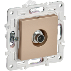 SKANDY Розетка TV оконечная SK-A12Sa песочный IEK