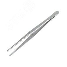 Пинцет прямой, рифленый 155 мм
