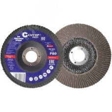 Круг лепестковый торцевой Cutop Profi (80 лепестков) 125x22.2 мм, Р100