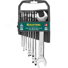 Набор рожковых гаечных ключей 8 шт, 8 - 24 мм