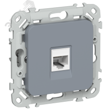 FLITE Розетка компьютерная RJ45 категория 6 UTP РК6-1-0-ФлМ маренго IEK