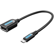 Адаптер переходник Vention OTG USB 2.0 AF/micro B 5pin - 0.15м