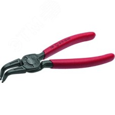 Клещи для съема внутренних стопорных колец 19-60 мм загнуты на 90 град.