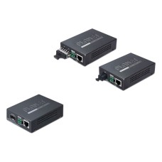медиа конвертер/ PLANET 10/100/1000Base-T to WDM Bi-directional Fiber Converter - 1550nm - 15KM