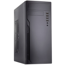 Корпус c блоком питания 500 Ватт/ Case Foxline FL-301, ATX, 1x5.25EXT, 1x3.5EXT, 4x3.5INT, 4xUSB2.0, HDA, w/o FAN, w/500W ATX PSU, w/1.2m EU pwr cord