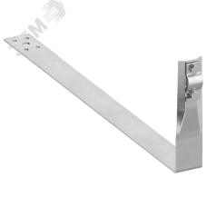 Держатель проводника круглого 6-10 мм черепичная кровля L 380 мм нержавеющая сталь