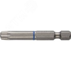 Биты ''ЭКСПЕРТ'' торсионные кованые, обточенные, хромомолибденовая сталь, тип хвостовика E 1/4'', T30, 50мм, 2шт