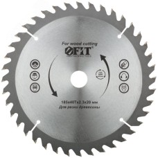 Диск пильный для циркулярных пил по дереву 185x20/16x40T
