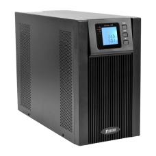 ИБП POWERMAN Online 2000, LCD, двойного преобразования, 2000ВА, 1800Вт, 8 штук IEC320 С13 с резервным питанием, USB, RS232, слот SNMP, разъем EPO, батарея 12В 9Ач 4 шт.,  1 кабель для нагрузки C13/C14, 191 х 337 х 460 мм., 19.64 кг./ UPS POWERMAN Online 2