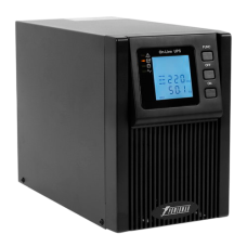 ИБП POWERMAN Online 1000 plus, LCD, двойного преобразования, 1000ВА, 900Вт, 2 евророзетки с резервным питанием, USB, RS232, слот SNMP, разъем EPO, внешний блок батарей (в комплект не входит), 215 х 315 х 365 мм., 5.2 кг./ UPS POWERMAN Online 1000 plus, LC