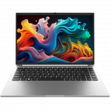 Maibenben Smart S14B 14.5"(3072x1920 (матовый) IPS)/AMD Ryzen 5 6600H(3.3Ghz)/8192Mb/512PCISSDGb/Int:AMD Radeon 660M/Cam/BT/WiFi/60WHr/war 1y/1.6kg/Silver/Linux + Screen 120Hz, 400nits, 16:10
