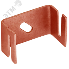 Держатель полосы 40х4 мм медь