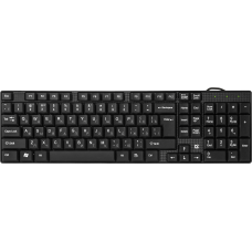 Defender Проводная клавиатура Accent SB-720 RU,черный,компактная USB