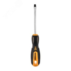 Отвертка шлицевая SL6х100 мм, двухкомпонентная рукоятка