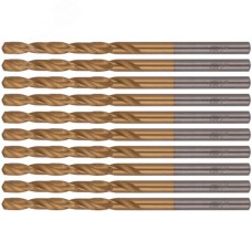 Сверла HSS по металлу, титановое покрытие 3.5 мм (10 шт)