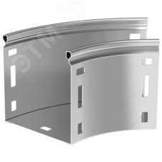 Поворот плавный 45 градусов тип Г01 ESCA 80х100 мм