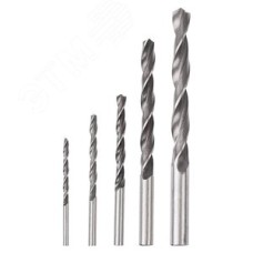 Набор сверл по металлу (HSS) диаметр 4.0-10.0 мм (упак - 5 шт.), REXANT