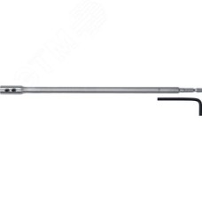 Удлинитель с имбусовым ключом 300 мм для сверл перовых, хвостовик HEX 1/4''