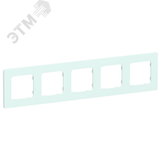 FLITE CLASSIC Рамка 5-местная РУ-5-К-ФлХЛ холодный лед IEK