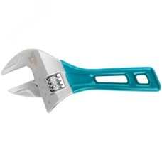 Ключ разводной с тонкими губками, пластиковая накладка на ручку, 200 мм, 45 мм