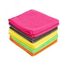 Салфетка из микрофибры, автомобильная, 30х30см, 200 гр/м2, 10 шт.