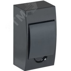 Корпус модульный пл. нав. ЩРН-П-4 черный IP41